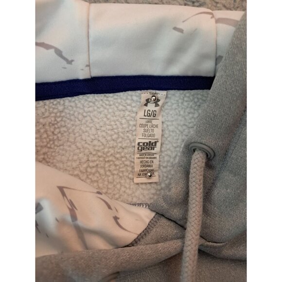 Under Armour  Women's Gray  Large Hooded Sweater - Picture 4 of 14
